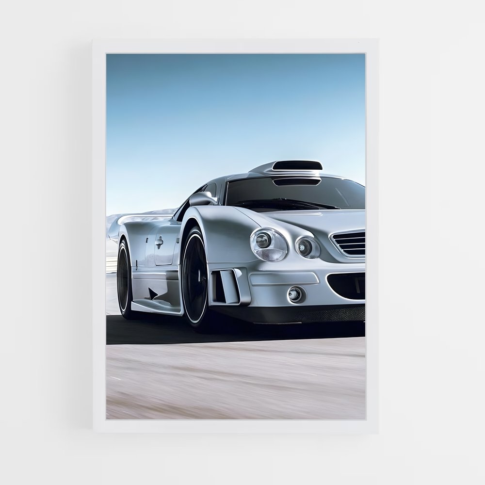 Poster Vitesse Évoquée – affiche Mercedes (vue 3)